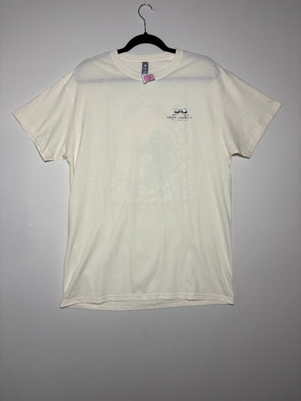 NWT Simply Southern Dog Lover Graphic Tee Poodle Doodle Bows Size L